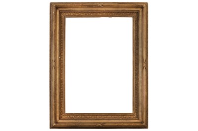 Lot 109 - A FRENCH 19TH CENTURY GILDED COMPOSITION FRAME