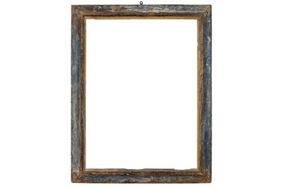 Lot 118 - AN EARLY 18TH CENTURY REVERSE PARCEL PAINTED FRAME