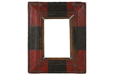 Lot 117 - AN ITALIAN EARLY 18TH CENTURY POLYCHROME MOULDING FRAME