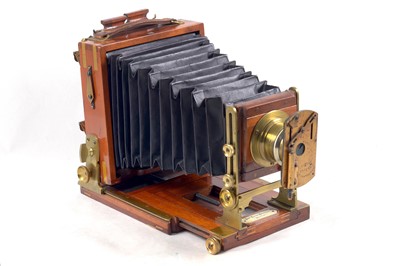 Lot 45 - A Rare, Quarter Plate Lancaster "Extra Special" Instantagraph with See-Saw Shutter.