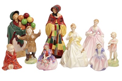 Lot 377 - A ROYAL DOULTON FIGURE OF THE BALLON SELLER, HN. 583