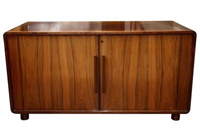 Lot 477 - DYRLUND, DENMARK, A ROSEWOOD SIDEBOARD OR CREDENZA, CIRCA 1960S