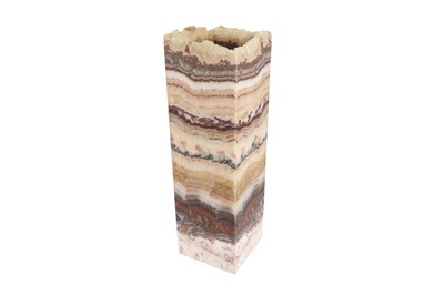 Lot 348 - A LARGE ONYX SPECIMEN LAMP BASE