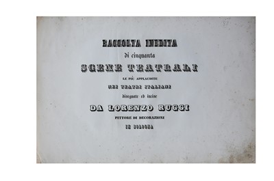 Lot 601 - Ruggi (Lorenzo da): Raccolta inedita di ciquanta scene teatrali