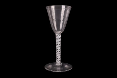Lot 392 - A GEORGE III DRINKING GLASS