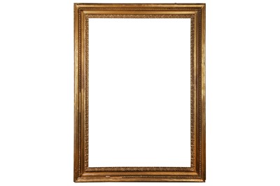 Lot 91 - AN ENGLISH 18TH CENTURY CARVED AND GILDED CARLO MARATTA FRAME OF LARGE PROPORTIONS