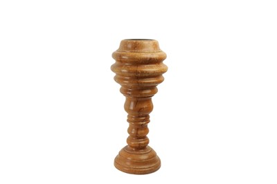 Lot 197 - A WEST GERMAN TURNED WOODEN JARDINIERE