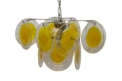 Lot 531 - MANNER OF VISTOSI, ITALY- AN ITALIAN MURANO GLASS CHANDELIER