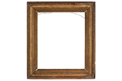 Lot 89 - AN ENGLISH 18TH CENTURY CARVED AND GILDED FRAME