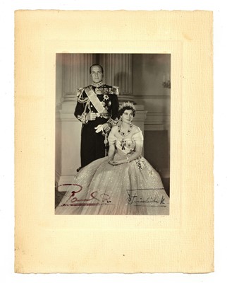 Lot 1193 - Paul I, King of Greece & Queen Frederica of Hanover