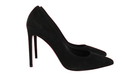 Lot 434 - Saint Laurent Black Heeled Pump - Size 40.5