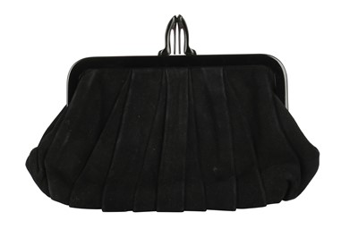 Lot 405 - Christian Louboutin Black Croissant Clutch