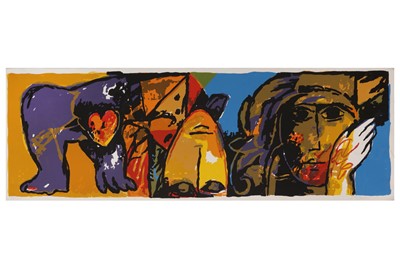 Lot 25 - DIA AL-AZZAWI (BRITISH / IRAQI B. 1939)