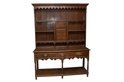 Lot 166 - AN OAK DRESSER, 19TH CENTURY
