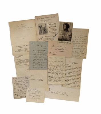 Lot 826 - Autograph Collection. - Musicians and Composers