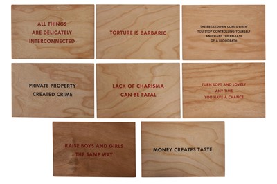 Lot 976 - JENNY HOLZER (AMERICAN B. 1950)