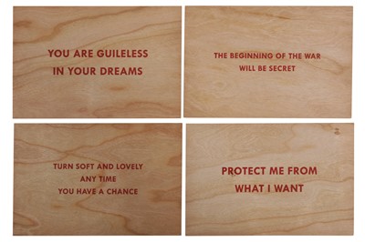 Lot 980 - JENNY HOLZER (AMERICAN B. 1950)