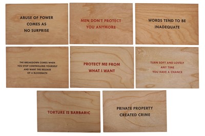 Lot 307 - JENNY HOLZER (AMERICAN B. 1950)