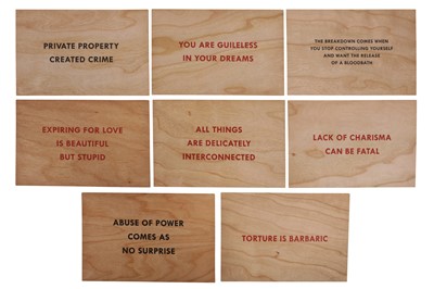 Lot 308 - JENNY HOLZER (AMERICAN B. 1950)