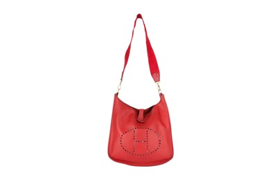 Lot 43 - Hermes Red Epsom Evelyne I GM