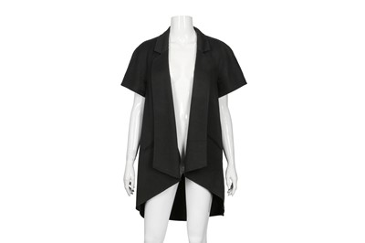 Lot 418 - Fendi Black Drop Hem Jacket - Size 44
