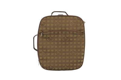 Lot 150 - Chanel Khaki Travel Line Rolling Luggage Trolley