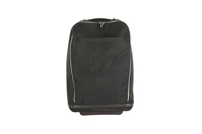 Lot 499 - Louis Vuitton Black Damier Geant Conquerant 55 Rolling Trolley