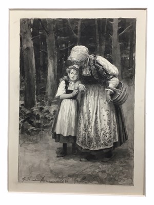 Lot 754 - Figurative artwork.