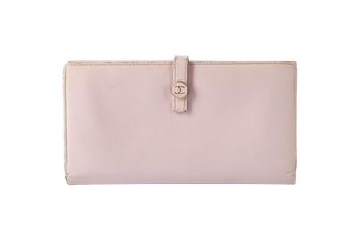 Lot 27 - Chanel Pink Bifold Long Wallet