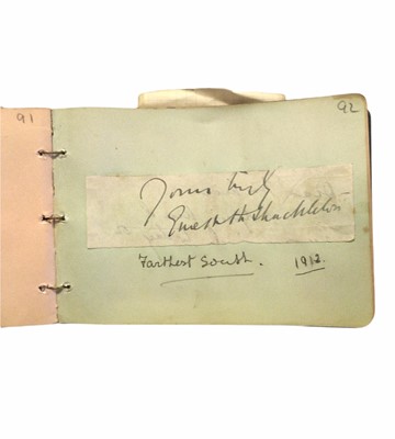 Lot 821 - Autograph Album.- Miscellaneous