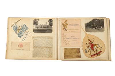 Lot 616 - A TRAVELLER'S SCRAPBOOK: THE JOURNEYS OF MRS GROVES