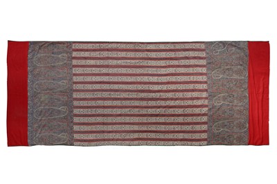 Lot 480 - A RARE AND FINE KHATRAAS JAMUVAR SHAWL