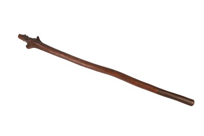 Lot 594 - A FIJIAN VUNIKAU (WAR CLUB), PROBABLY 19TH CENTURY