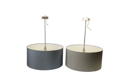 Lot 538 - TWO PORTA ROMANA HANGING LAMPS, CONTEMPORARY