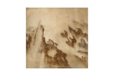 Lot 660 - A CHINESE DALI DREAMSTONE ‘LANDSCAPE’ PANEL.