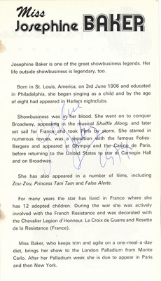 Lot 871 - Baker (Josephine)