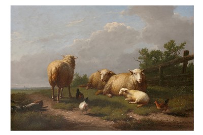 Lot 66 - EUGENE JOSEPH VERBOECKHOVEN (BELGIAN 1799-1881)