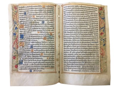 Lot 513 - Leaves from a Book of Hours.