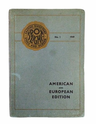 Lot 943 - The Spotlight Casting Directory for Stage and Screen