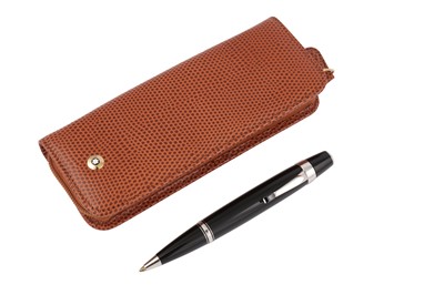 Lot 54 - A GERMAN MONTBLANC MEISTERSTUCK BOHEME NOIR BALLPOINT PEN