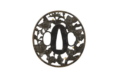 Lot 505 - A SHAKUDO SUKASHI TSUBA.