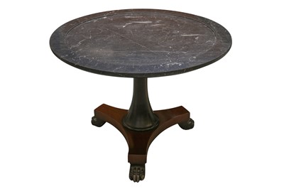 Lot 116 - A CIRCULAR RALPH LAUREN GUERIDON CENTRE TABLE, LATE 20TH CENTURY