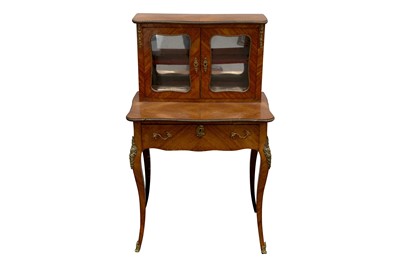 Lot 182 - A LATE 19TH CENTURY FRENCH KINGWOOD BONHEUR DU JOUR