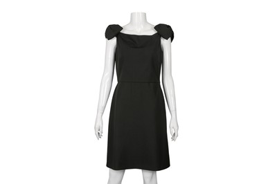 Lot 414 - Valentino Technocouture Black Bow Dress - Size 44