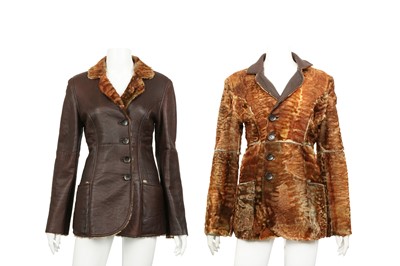 Lot 211 - Fendi Brown Reversible Fur Jacket - Size 40