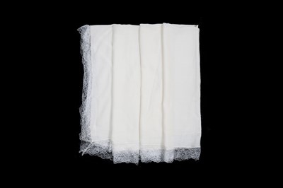 Lot 273 - Oscar De La Renta Cream Cashmere Scarf