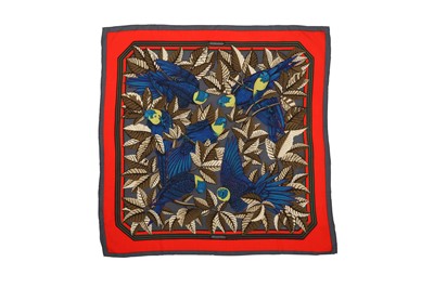 Lot 52 - Hermes 'Les Perroquets' Cashmere Silk Scarf