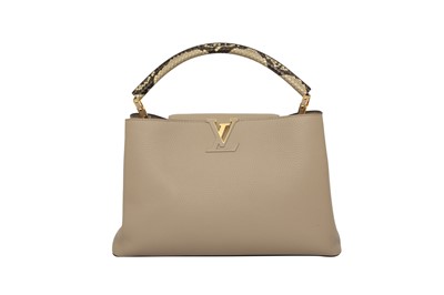 Lot 229 - λ Louis Vuitton Galet Python Capucines MM