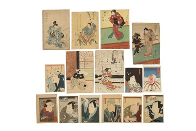 Lot 546 - JAPANESE WOODBLOCK PRINTS BY OSAKA SCHOOL ARTISTS.