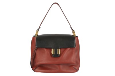 Lot 626 - Chloe Burgundy Tri Colour Flap Bag